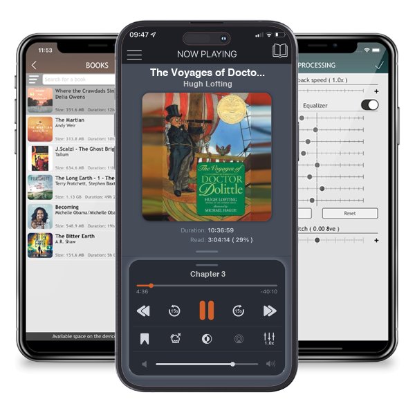 Download fo free audiobook The Voyages of Doctor Dolittle (Doctor Dolittle, #2) by Hugh Lofting and listen anywhere on your iOS devices in the ListenBook app.