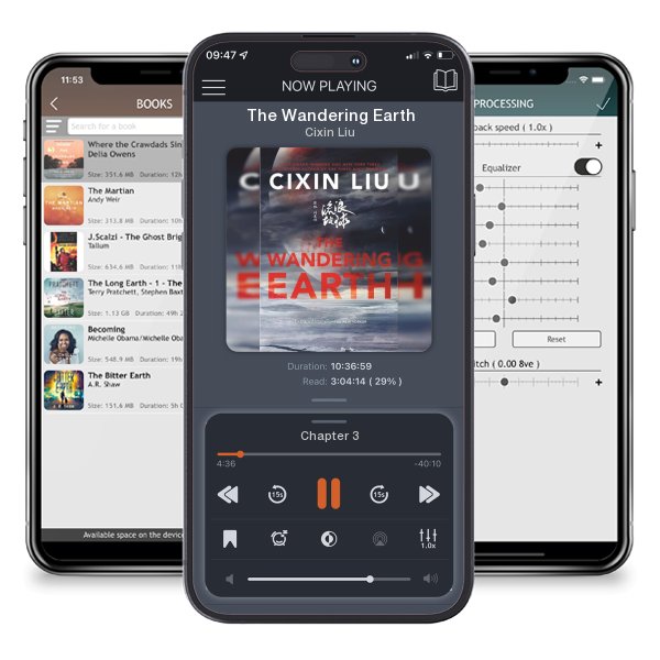 Download fo free audiobook The Wandering Earth by Cixin Liu and listen anywhere on your iOS devices in the ListenBook app.