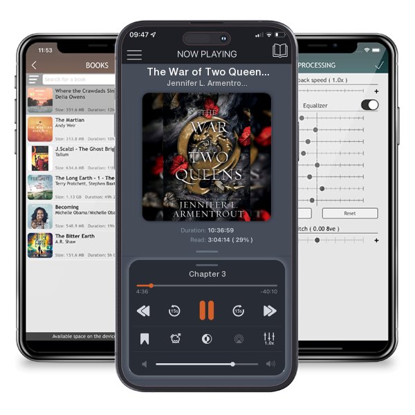 Download fo free audiobook The War of Two Queens by Jennifer L. Armentrout and listen anywhere on your iOS devices in the ListenBook app.