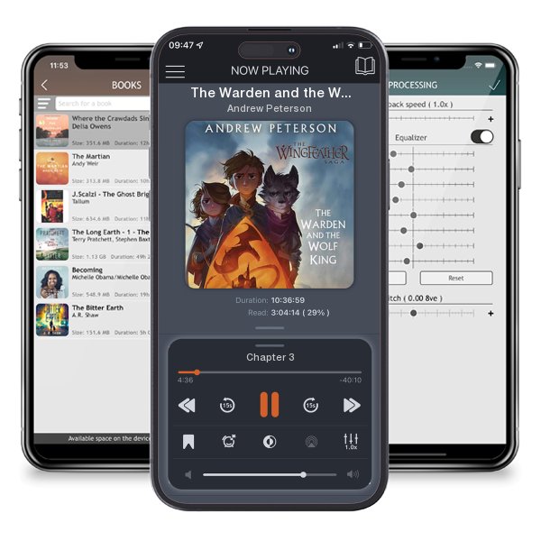 Download fo free audiobook The Warden and the Wolf King by Andrew Peterson and listen anywhere on your iOS devices in the ListenBook app.
