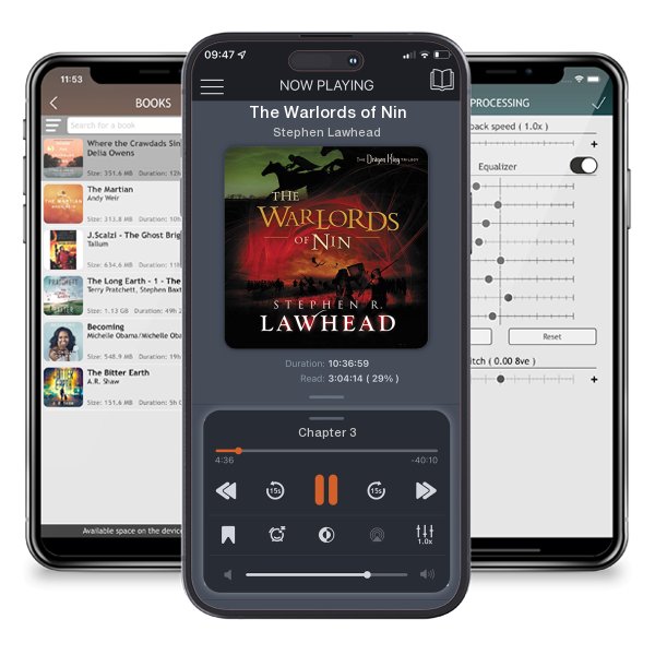 Download fo free audiobook The Warlords of Nin by Stephen Lawhead and listen anywhere on your iOS devices in the ListenBook app.
