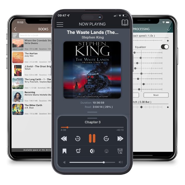 Download fo free audiobook The Waste Lands (The Dark Tower, #3) by Stephen King and listen anywhere on your iOS devices in the ListenBook app.