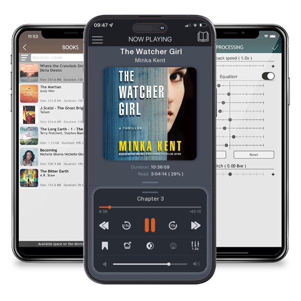 Download fo free audiobook The Watcher Girl by Minka Kent and listen anywhere on your iOS devices in the ListenBook app.