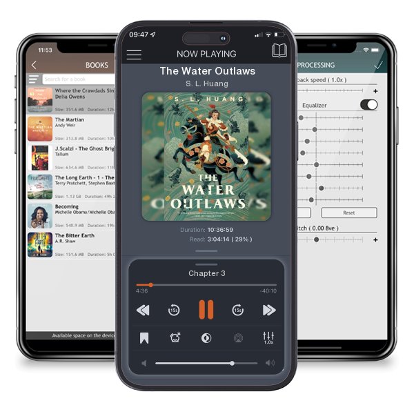 Download fo free audiobook The Water Outlaws by S. L. Huang and listen anywhere on your iOS devices in the ListenBook app.