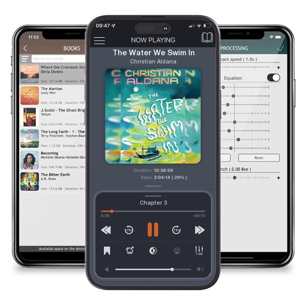 Download fo free audiobook The Water We Swim In by Christian Aldana and listen anywhere on your iOS devices in the ListenBook app.