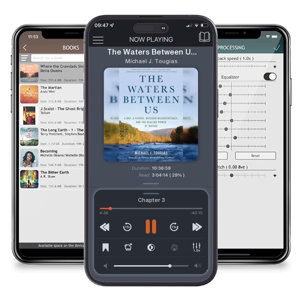 Download fo free audiobook The Waters Between Us: A Boy, a Father, Outdoor Misadventures, and the Healing Power of Nature by Michael J. Tougias and listen anywhere on your iOS devices in the ListenBook app.