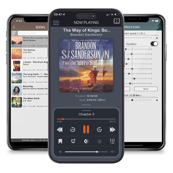 Download fo free audiobook The Way of Kings: Book One of the Stormlight Archive by Brandon Sanderson and listen anywhere on your iOS devices in the ListenBook app.