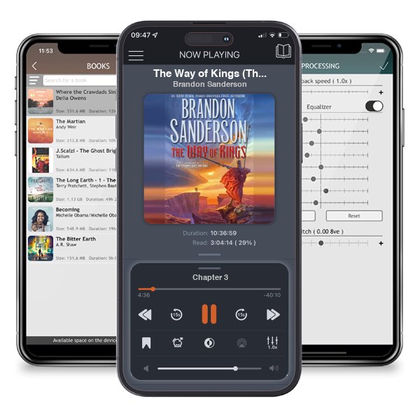 Download fo free audiobook The Way of Kings (The Stormlight Archive, #1) by Brandon Sanderson and listen anywhere on your iOS devices in the ListenBook app.