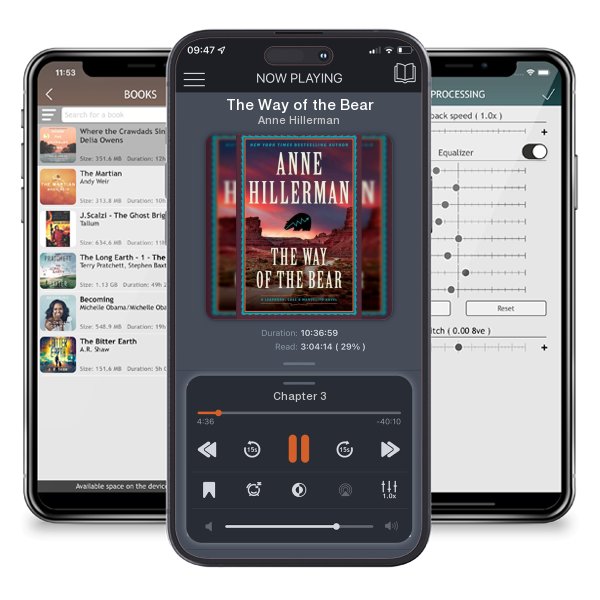 Download fo free audiobook The Way of the Bear by Anne Hillerman and listen anywhere on your iOS devices in the ListenBook app.