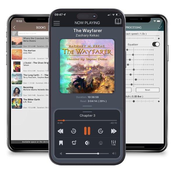 Download fo free audiobook The Wayfarer by Zachary Kekac and listen anywhere on your iOS devices in the ListenBook app.