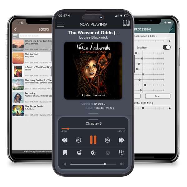 Download fo free audiobook The Weaver of Odds (Vivian Amberville, #1) by Louise Blackwick and listen anywhere on your iOS devices in the ListenBook app.