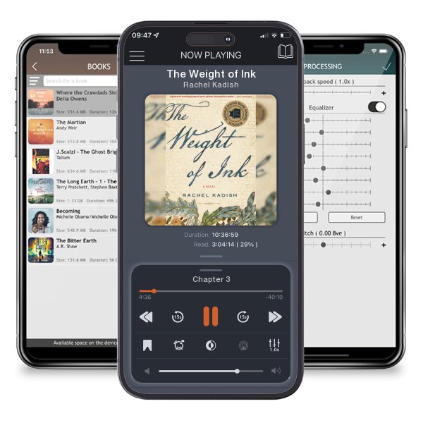 Download fo free audiobook The Weight of Ink by Rachel Kadish and listen anywhere on your iOS devices in the ListenBook app.