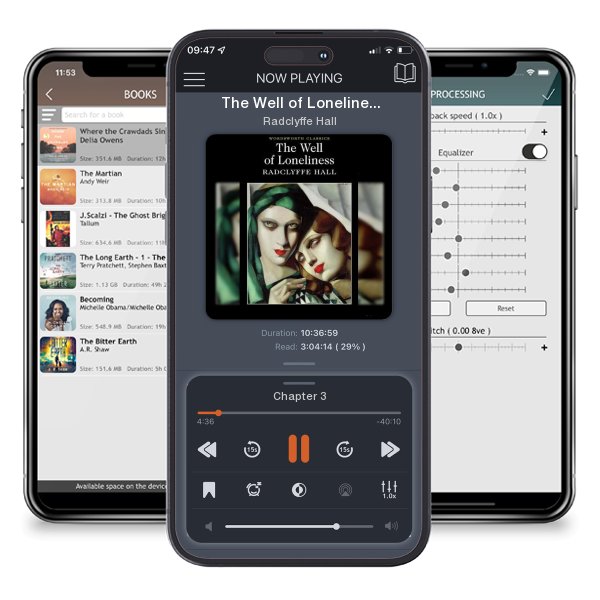 Download fo free audiobook The Well of Loneliness by Radclyffe Hall and listen anywhere on your iOS devices in the ListenBook app.