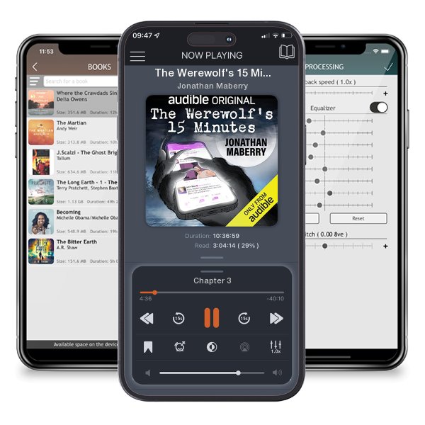 Download fo free audiobook The Werewolf's 15 Minutes by Jonathan Maberry and listen anywhere on your iOS devices in the ListenBook app.