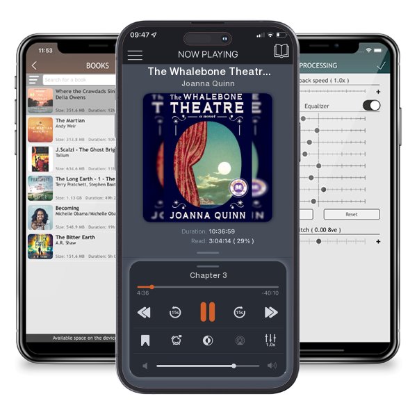 Download fo free audiobook The Whalebone Theatre by Joanna Quinn and listen anywhere on your iOS devices in the ListenBook app.