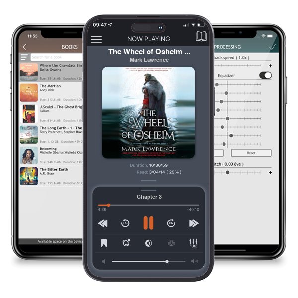 Download fo free audiobook The Wheel of Osheim (The Red Queen\'s War, #3) by Mark Lawrence and listen anywhere on your iOS devices in the ListenBook app.