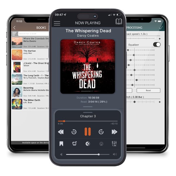 Download fo free audiobook The Whispering Dead by Darcy Coates and listen anywhere on your iOS devices in the ListenBook app.