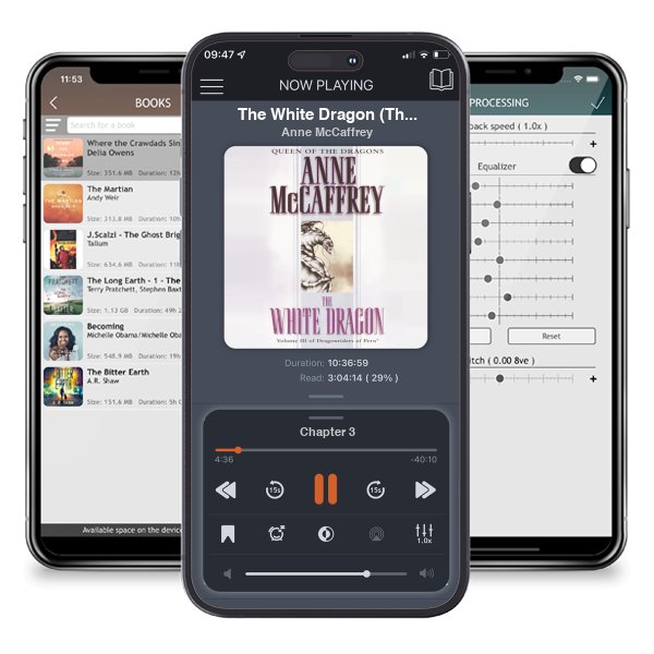 Download fo free audiobook The White Dragon (The Dragonriders of Pern, #3) by Anne McCaffrey and listen anywhere on your iOS devices in the ListenBook app.