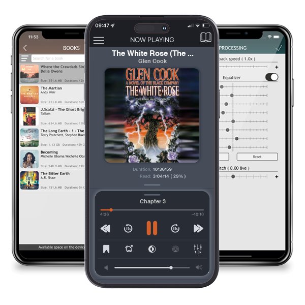 Download fo free audiobook The White Rose (The Chronicles of the Black Company, #3) by Glen Cook and listen anywhere on your iOS devices in the ListenBook app.