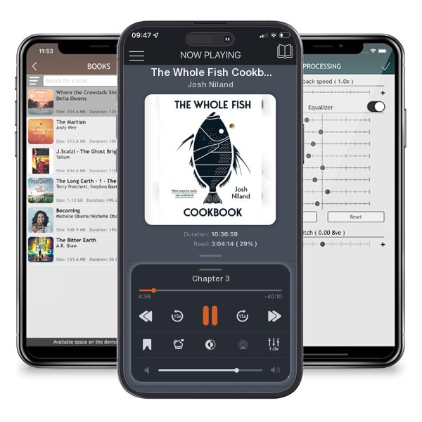Download fo free audiobook The Whole Fish Cookbook: New Ways to Cook, Eat and Think by Josh Niland and listen anywhere on your iOS devices in the ListenBook app.