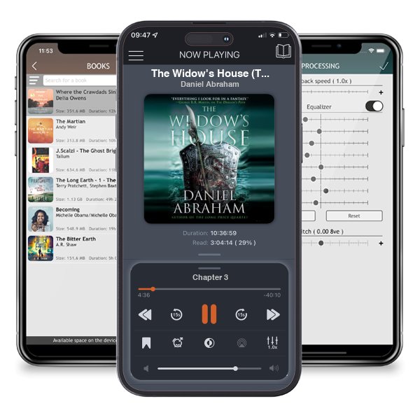 Download fo free audiobook The Widow\'s House (The Dagger and the Coin, #4) by Daniel Abraham and listen anywhere on your iOS devices in the ListenBook app.