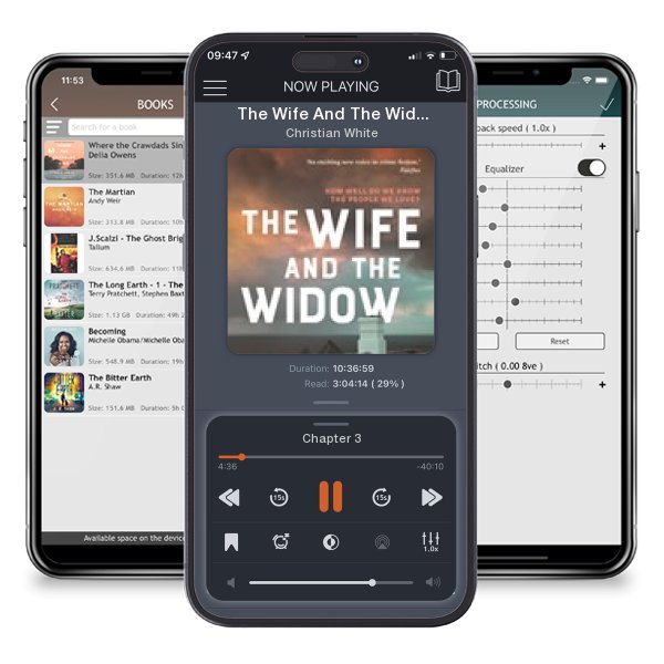 Download fo free audiobook The Wife And The Widow by Christian White and listen anywhere on your iOS devices in the ListenBook app.