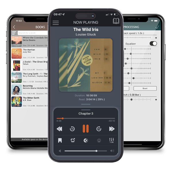 Download fo free audiobook The Wild Iris by Louise Gluck and listen anywhere on your iOS devices in the ListenBook app.