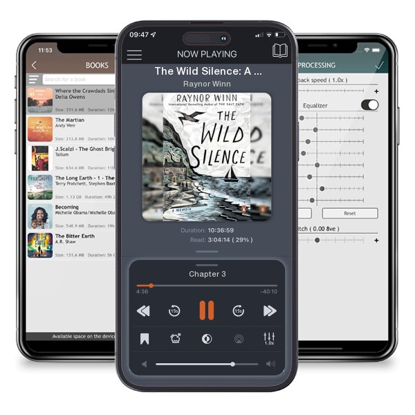 Download fo free audiobook The Wild Silence: A Memoir by Raynor Winn and listen anywhere on your iOS devices in the ListenBook app.
