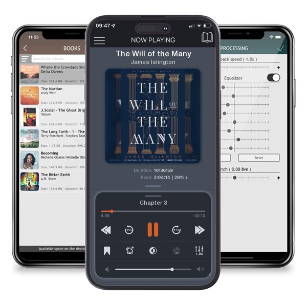 Download fo free audiobook The Will of the Many by James Islington and listen anywhere on your iOS devices in the ListenBook app.