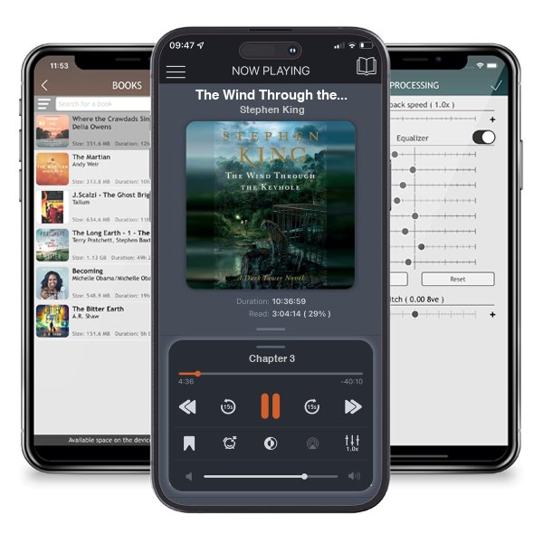 Download fo free audiobook The Wind Through the Keyhole (The Dark Tower, #4.5) by Stephen King and listen anywhere on your iOS devices in the ListenBook app.