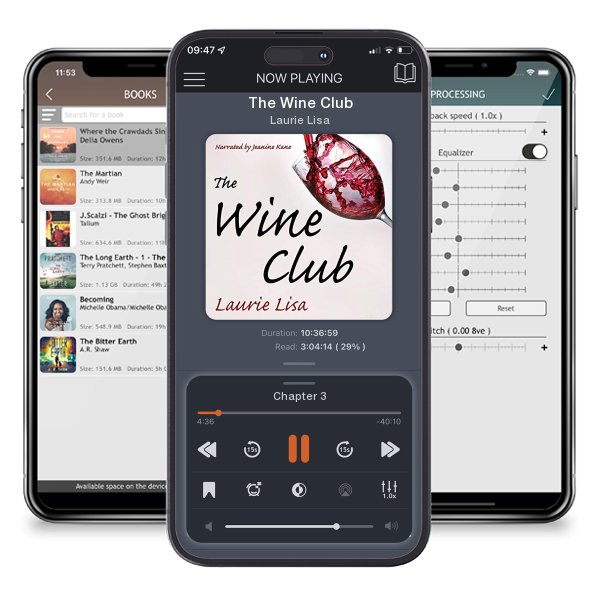 Download fo free audiobook The Wine Club by Laurie Lisa and listen anywhere on your iOS devices in the ListenBook app.