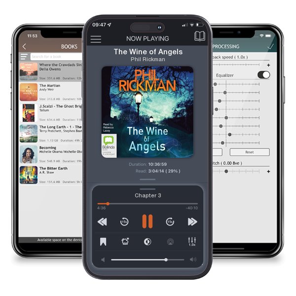 Download fo free audiobook The Wine of Angels by Phil Rickman and listen anywhere on your iOS devices in the ListenBook app.
