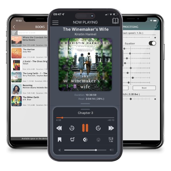 Download fo free audiobook The Winemaker's Wife by Kristin Harmel and listen anywhere on your iOS devices in the ListenBook app.