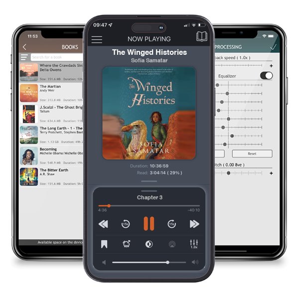 Download fo free audiobook The Winged Histories by Sofia Samatar and listen anywhere on your iOS devices in the ListenBook app.
