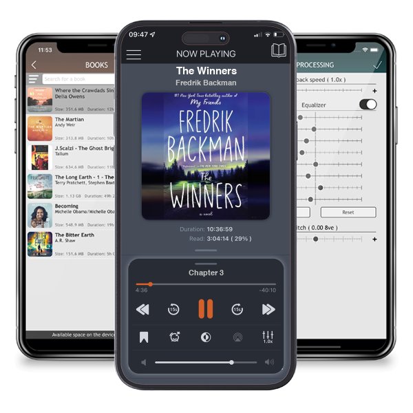 Download fo free audiobook The Winners by Fredrik Backman and listen anywhere on your iOS devices in the ListenBook app.