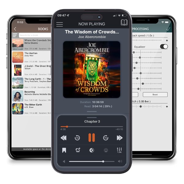 Download fo free audiobook The Wisdom of Crowds (The Age of Madness, #3) by Joe Abercrombie and listen anywhere on your iOS devices in the ListenBook app.