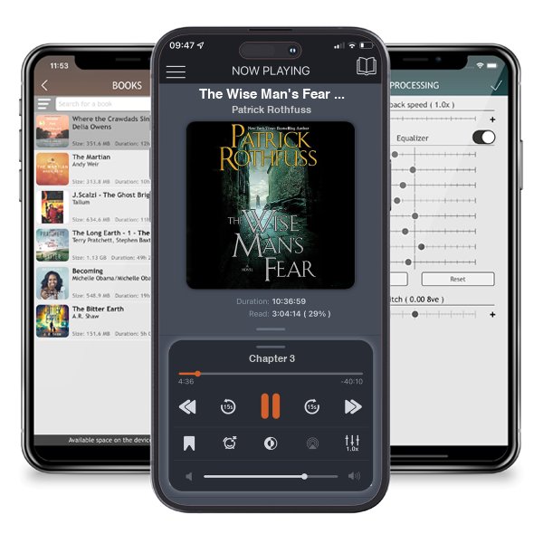 Download fo free audiobook The Wise Man\'s Fear (The Kingkiller Chronicle, #2) by Patrick Rothfuss and listen anywhere on your iOS devices in the ListenBook app.
