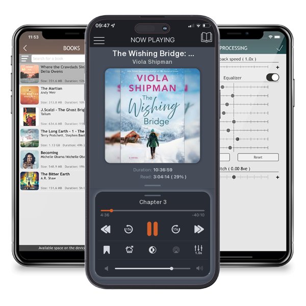 Download fo free audiobook The Wishing Bridge: A Sparkling Christmas Novel (Original) by Viola Shipman and listen anywhere on your iOS devices in the ListenBook app.