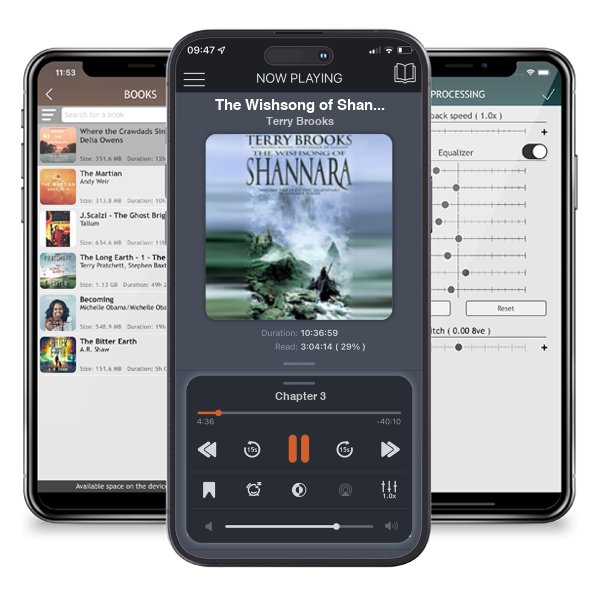 Download fo free audiobook The Wishsong of Shannara (The Original Shannara Trilogy, #3) by Terry Brooks and listen anywhere on your iOS devices in the ListenBook app.