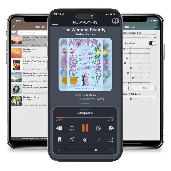 Download fo free audiobook The Wisteria Society of Lady Scoundrels by India Holton and listen anywhere on your iOS devices in the ListenBook app.