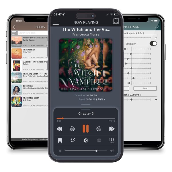 Download fo free audiobook The Witch and the Vampire by Francesca Flores and listen anywhere on your iOS devices in the ListenBook app.