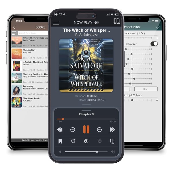 Download fo free audiobook The Witch of Whispervale Volume 2 - DemonWars: The Buccaneers by R. A. Salvatore and listen anywhere on your iOS devices in the ListenBook app.