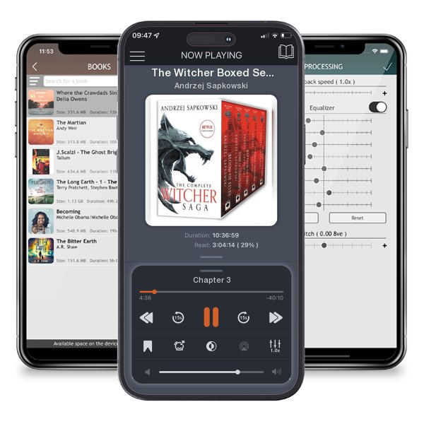 Download fo free audiobook The Witcher Boxed Set: Blood of Elves, the Time of Contempt,... by Andrzej Sapkowski and listen anywhere on your iOS devices in the ListenBook app.