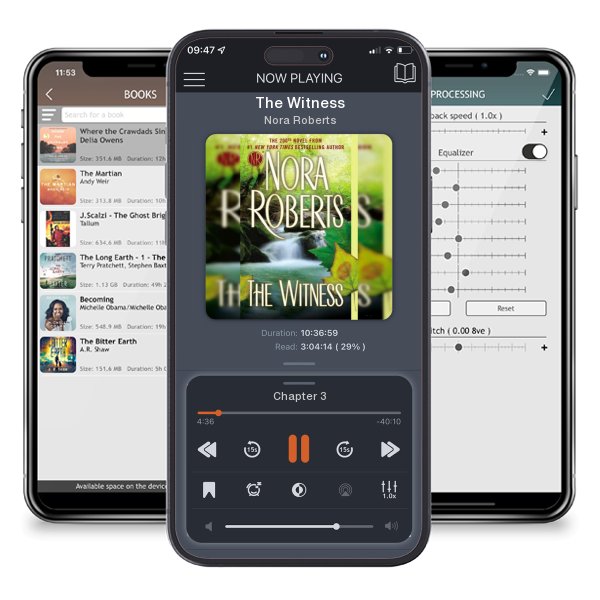 Download fo free audiobook The Witness by Nora Roberts and listen anywhere on your iOS devices in the ListenBook app.