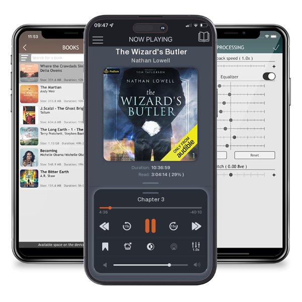 Download fo free audiobook The Wizard's Butler by Nathan Lowell and listen anywhere on your iOS devices in the ListenBook app.
