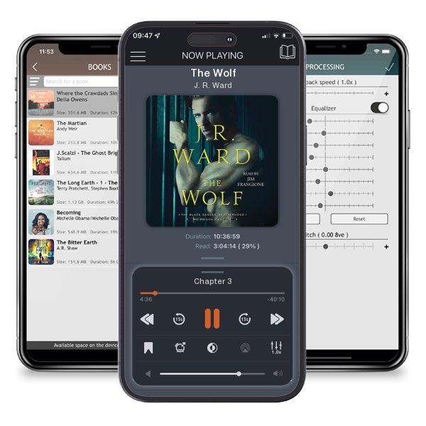Download fo free audiobook The Wolf by J. R. Ward and listen anywhere on your iOS devices in the ListenBook app.
