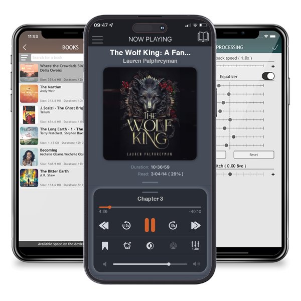 Download fo free audiobook The Wolf King: A Fantasy Romance by Lauren Palphreyman and listen anywhere on your iOS devices in the ListenBook app.