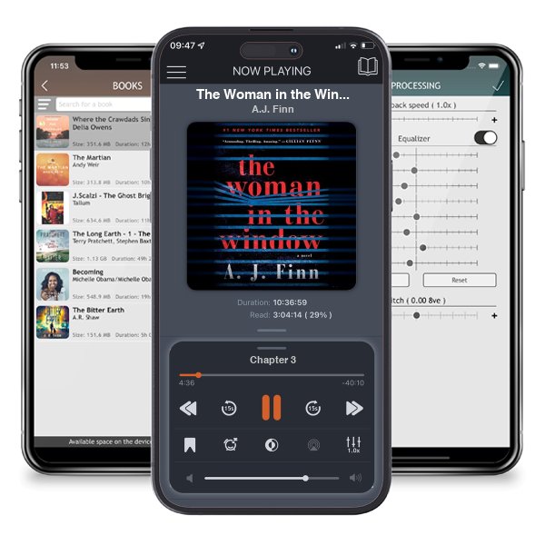 Download fo free audiobook The Woman in the Window by A.J. Finn and listen anywhere on your iOS devices in the ListenBook app.