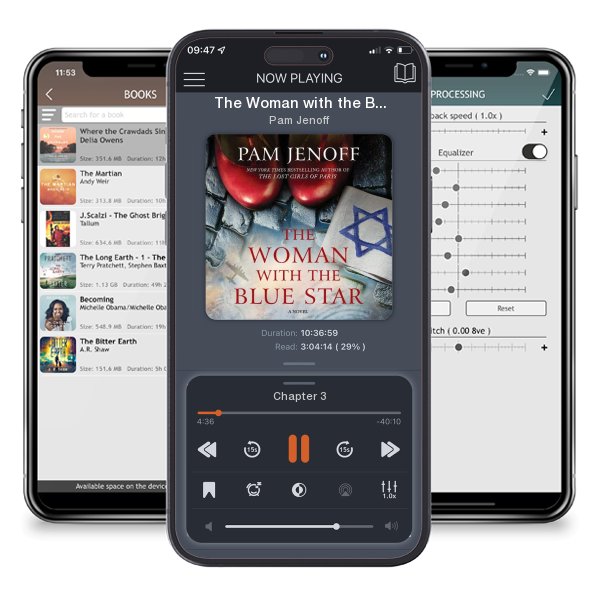 Download fo free audiobook The Woman with the Blue Star by Pam Jenoff and listen anywhere on your iOS devices in the ListenBook app.
