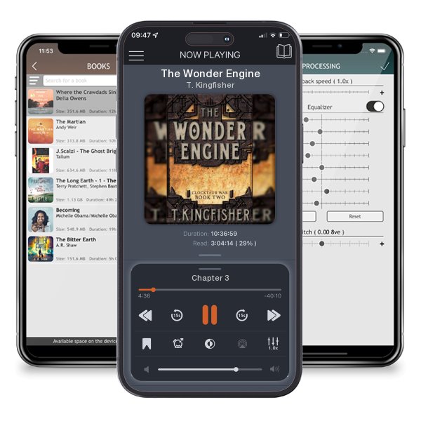 Download fo free audiobook The Wonder Engine by T. Kingfisher and listen anywhere on your iOS devices in the ListenBook app.